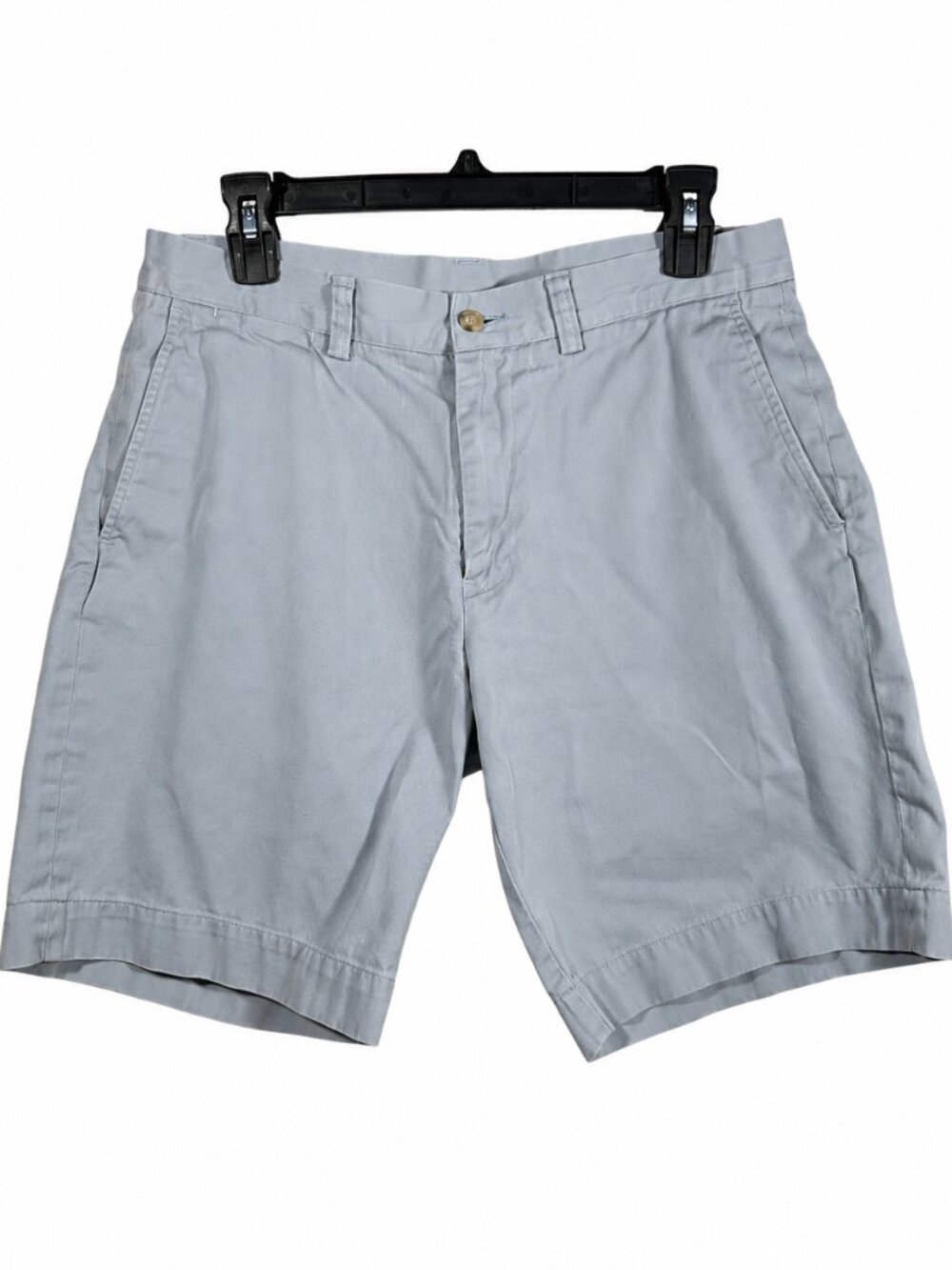 Polo Ralph Lauren Mens 32 Classic Fit 9" Chino Shorts Light Blue Cotton Preppy